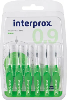 Zdjęcie produktu dla Szczoteczki midzyzbowe Interprox Green Micro 6 sztuk