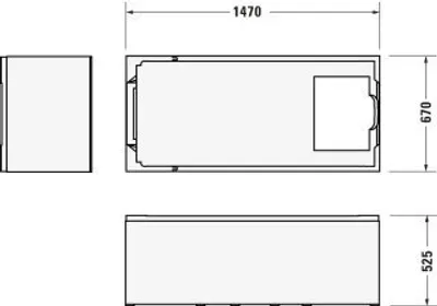 Produktbild von DURAVIT 792439000000000 Wannenträger f.#700487 Duravit 792439000000000 No.1