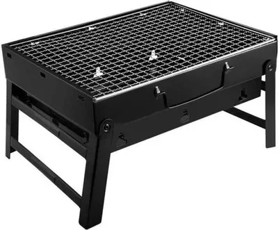 Immagine prodotto di Mini-grill in acciaio inossidabile - Carbone - compatto - RVS