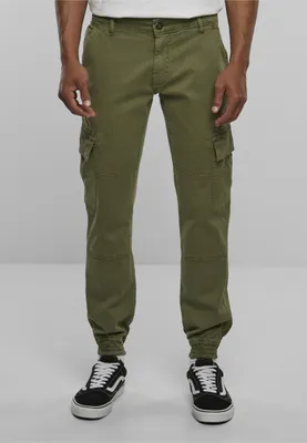 Obrázek produktu pro Urban Classics Pánské kalhoty joggers Macop olivová 34