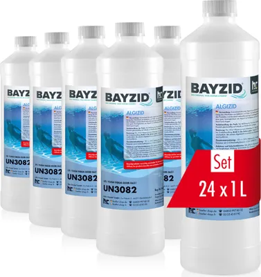Produktbild von 24x 1 L BAYZID® Algizid Algenverhütung für Pools