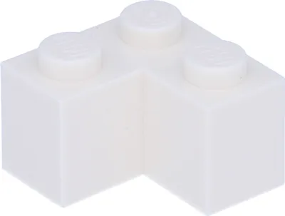 Immagine prodotto di LEGO: 25 pezzi mattoncino angolare 2x2, bianco