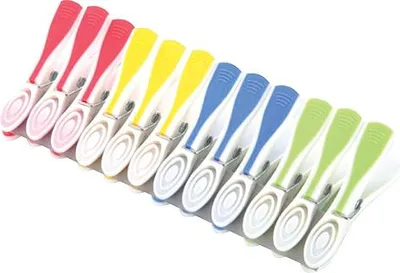 Produktbild von Wäscheklammern LE33550, Kunststoff, Packung 12 Stk.