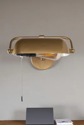 Produktbild von Opviq, Wandleuchte Gold, Metallkörper, E27, 40W, IP20, 19 cm