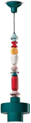 Immagine prodotto di DECO' LARIAT C2532, Lampada a Soffitto Sospensione in Vetroceramica, Ferroluce