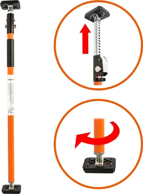 Produktbild von SCHMIDT security tools Transportsicherung Klemmstange Ladungssicherung Trennstange KFZ PKW LKW Anhänger Universal-Spanner für alle Fahrzeuge Ausziehbar 101-175 cm