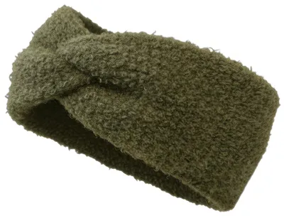 Produktbild von styleBREAKER Damen Stirnband Teddyfell Optik mit Twist Knoten Detail | Weiches elastisches Winter Haarband | Warmes Kopfband Ohrenwärmer 56-59 cm