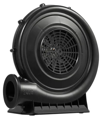 Produktbild von Gebläse für Hüpfburg & aufblasbaren Bogen - Elektrisches Gebläse F-64 - 250W - 220V AC - IP44 - 2800 U/min - Leise - Stabiler Standfuß - Silber