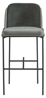 Produktbild von Esszimmer Barhocker Design Bar Stühle Polster Stuhl Moderne Grau Einrichtung