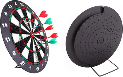 Image de Soft Tip Safety Darts et Dart Board - Superbes jeux pour les enfants Enfants - Set de fléchettes professionnelles avec 6 fléchettes Safe Soft Tip