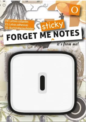 Produktbild von Forget Me Sticky Notes Letter O