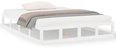 Obrázok produktu pre vidaXL Posteľ z masívneho dreva biela 150x200 cm