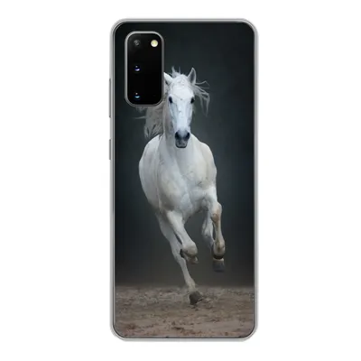 Produktbild von MuchoWow® Handyhülle Schutzhülle Hülle für Samsung Galaxy S20 Pferd - Pilz - Sand Silikon Softcase Handy Hülle - Bild