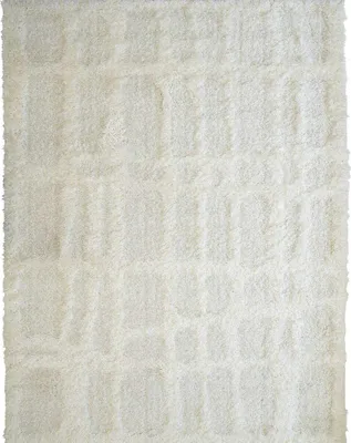 Obrázok produktu pre Moderný krémový geometrický koberec 160x220
