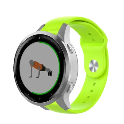 Produktbild von Strap-it Garmin Vivoactive 4s 40mm Sportarmband (Limette)