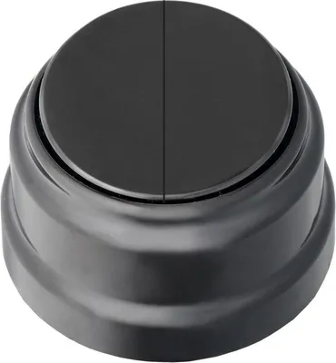 Produktbild von Aufputz Serienschalter Lichtschalter Schalter 10 A 230 V Schwarz serie Retro