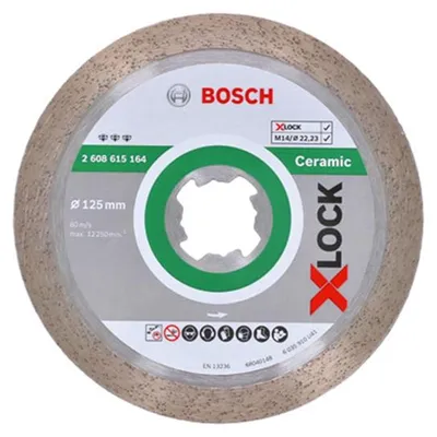 Produktbild von Bosch X-LOCK Diamanttrennscheibe Best for Ceramic 125x22,23 mm