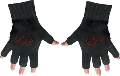 Produktbild von Slayer Kurzfingerhandschuhe Uni Logo schwarz Standard