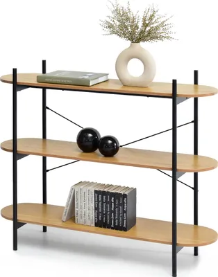 Immagine prodotto di Tavolo consolle largo NAMEJS - nero / rovere