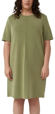 Produktbild von s.Oliver Damen Kleid – Regular Fit, Biesen, Rundhalsausschnitt