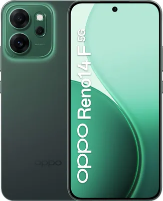 OPPO 14 F 5G Reno14 F 5G 16,7 cm (6,57") Dual-SIM Android 15 USB Typ-C 8 GB RAM 256 GB Speicher 6000 mAh Akku Grün
