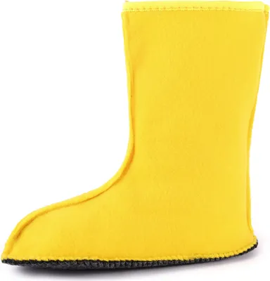Produktbild von Ladeheid Kinder Mädchen Jungen Wärmende Stiefelsocken Innenschuh für Gummistiefel LA-CA-10 LA-CA-11 (Gelb, 22/23 EU)