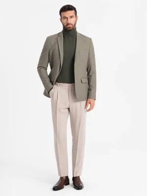 Productafbeelding van Ombre colbert voor heren, slim fit, olijfgroen, maat XL