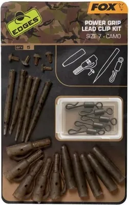 Produktbild von Fox Fishing Edges Camo Power Grip Lead Clip Kit 7