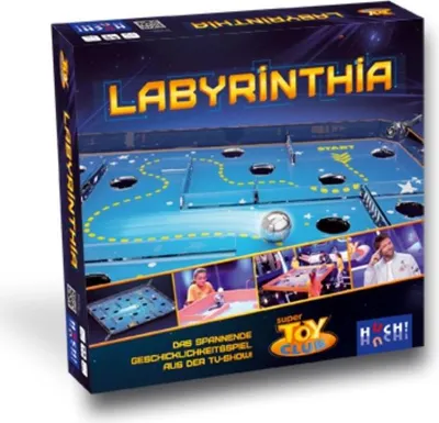 Produktbild von HUCH!, LABYRINTHIA, Geschicklichkeitsspiel für Kinder, Spannendes Kugel-Labyrinth, Fördert Teamgeist und Geschicklichkeit, Für 1–8 Spieler ab 7 Jahren