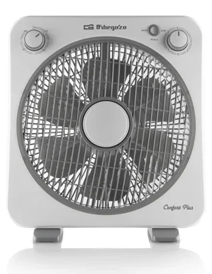 Productafbeelding van Orbegozo BF 0138, vloerventilator, grijs, wit, voor gebruik binnenshuis, AC, 40 W, 230 V