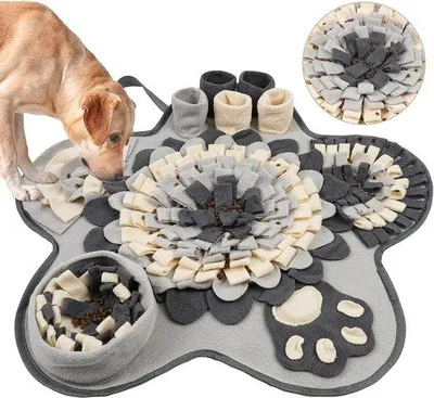 Produktbild von Famanu Snuffelteppich für Hunde - Interaktives Spielzeug, 60 x 60 cm