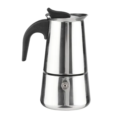 Produktbild von Espressokocher Edelstahl Espressobereiter für 2 Tassen Espresso Kanne Kaffeekocher Kaffeebereiter Kaffee Mokkakanne