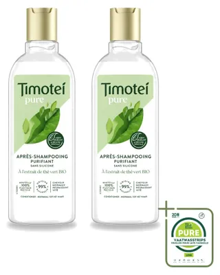 Zdjęcie produktu dla 2 opakowania odżywki Timotei Pure Green Tea - 300 ml - zestaw ekonomiczny
