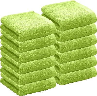 Produktbild von REDBEST Gästetuch Oceanside" 12er-Pack apfelgrün 30x50 cm"