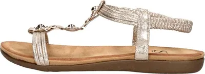 Image de SUB55 Comfortabel Sandalen Plat - Goudkleur - Maat 43
