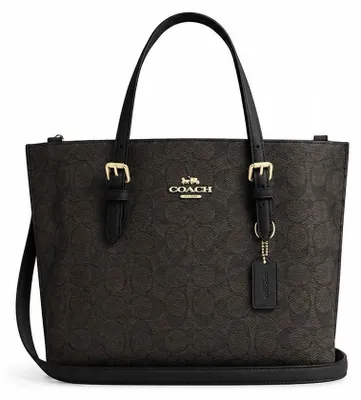 Obrázek produktu pro Dámská kabelka Coach Mollie Tote 25, materiál: Signature Canvas, barva: černá