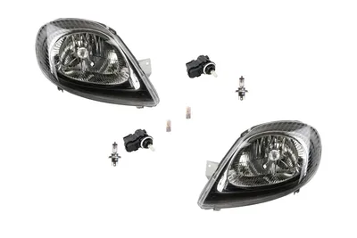 Produktbild von Scheinwerfer passend für Opel Vivaro 01-06w. Leuchtmittel Satz L R m. Stellmotor 4414032 7700311371 2606000QAE 91165719 4408723 7700311372 2600 Johns