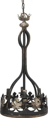 Produktbild von Clayre & Eef Hängelampe Ø 40x85 cm Braun Eisen