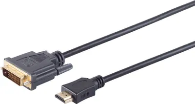 Produktbild von HDMI Stecker / DVI-D (24+1) Stecker verg. 1m