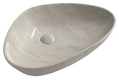 Imagen del producto de Sapho DALMA, lavabo de cerámica, 58,5 x 39 cm, color marfil