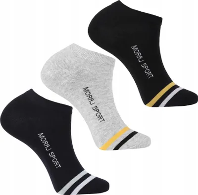 Produktbild von HERREN FUSSSOCKEN Glatte Söckchen 3er-Set Socken MORAJ 39-42