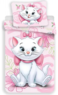 Obrázok produktu pre Marie Cat Pink 03 posteľná bielizeň 140x200, 70x90 cm