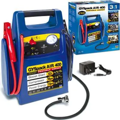 Produktbild von GYS Schnellstartsystem Gyspack Air 3in1 026322 Starthilfestrom (12 V)=480 A Spannungswandler 230 V, Kompressor, Verpolungs- u