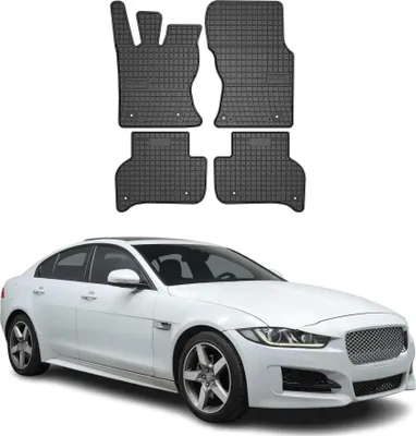Immagine prodotto di 2015-2019 Jaguar XE Tappetini in gomma nera 4 pz