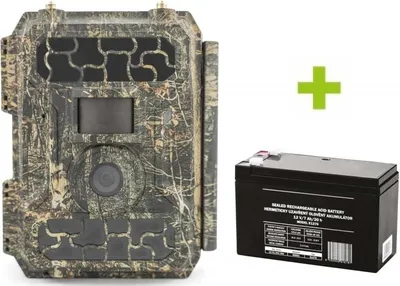 Produktbild von Outdoor Wildlife Hunting Trail und Wildkamera OXE Panther 4G, GSM-Modul, 16MP, Full HD, IP67 wasserdichte, Jagdkamera 0,4s Auslösezeit, Android/iOS APP, 12V/7Ah externer Akku und Netzkabel + 32 GB SD-Karte und 12 Batterien !