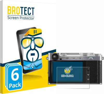 Produktbild von 6x Für Fujifilm X-E5 Schutzfolie BROTECT Displayschutz Display Schutz Folie Klar Transparent