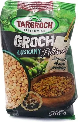 GROCH ŁUSKANY POŁÓWKI 500G TARGROCH