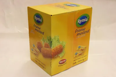 Produktbild von Remia Franse Mosterd 264 x 5g Displaykarton (Französischer Senf)