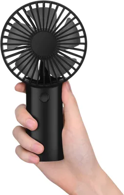Produktbild von Tragbarer Handventilator, wiederaufladbarer 4000-mAh-Akku, 6–15 Stunden Laufzeit für Outdoor-Aktivitäten, ideales Sommergeschenk für Männer und Frauen