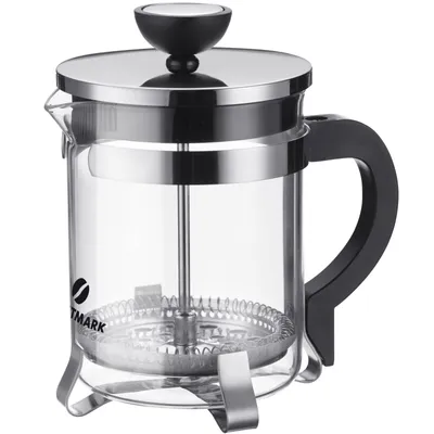 Produktbild von Westmark Kaffeebereiter French Press, 500 ml, Glas/Rostfreier Edelstahl, Brasilia, Silber/Schwarz, 24702260